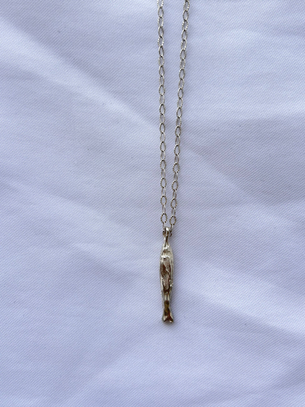 Long fish necklace