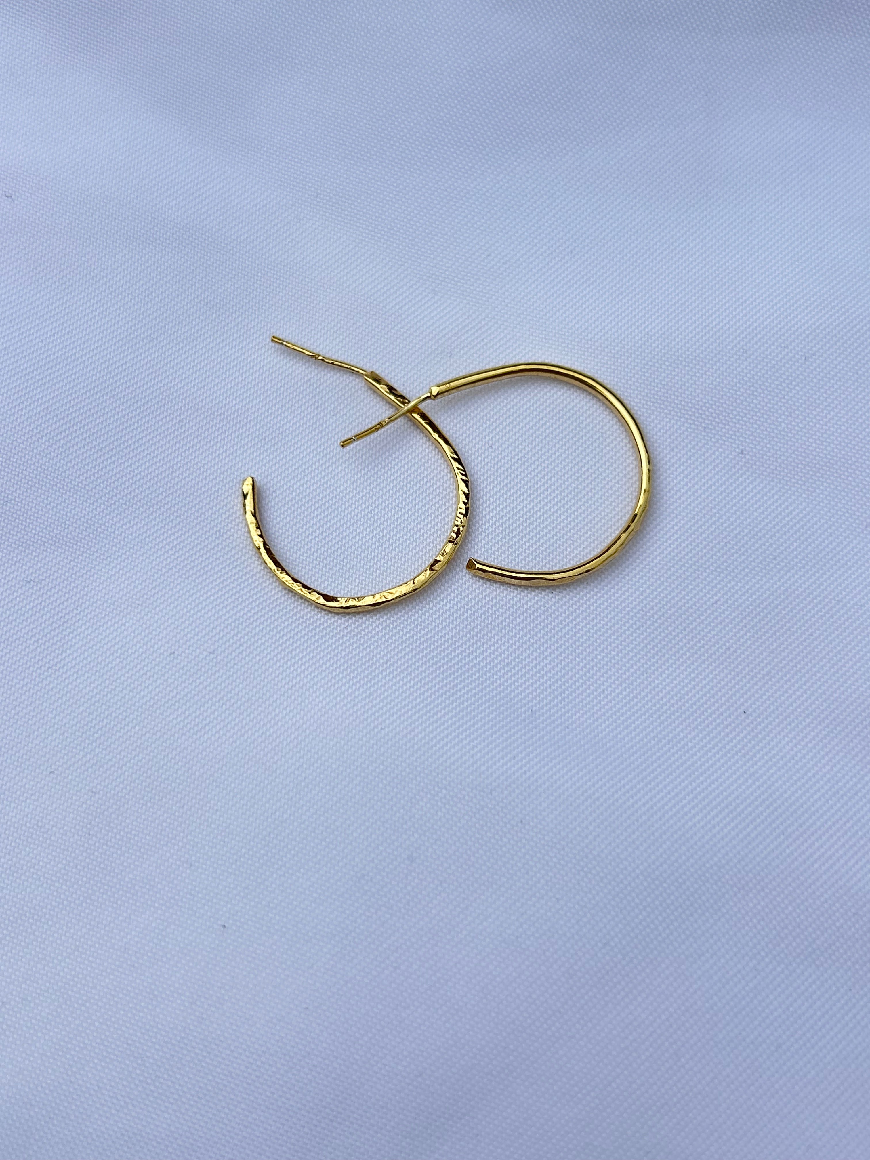 Classic hoop earrings