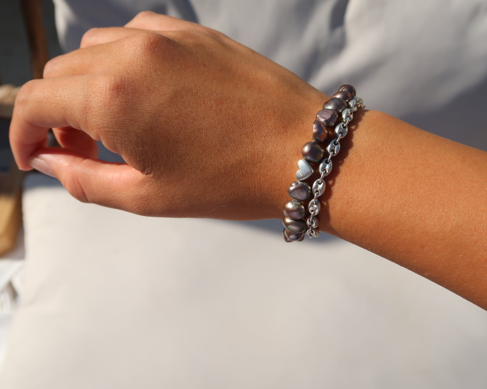 Loving pearl bracelet
