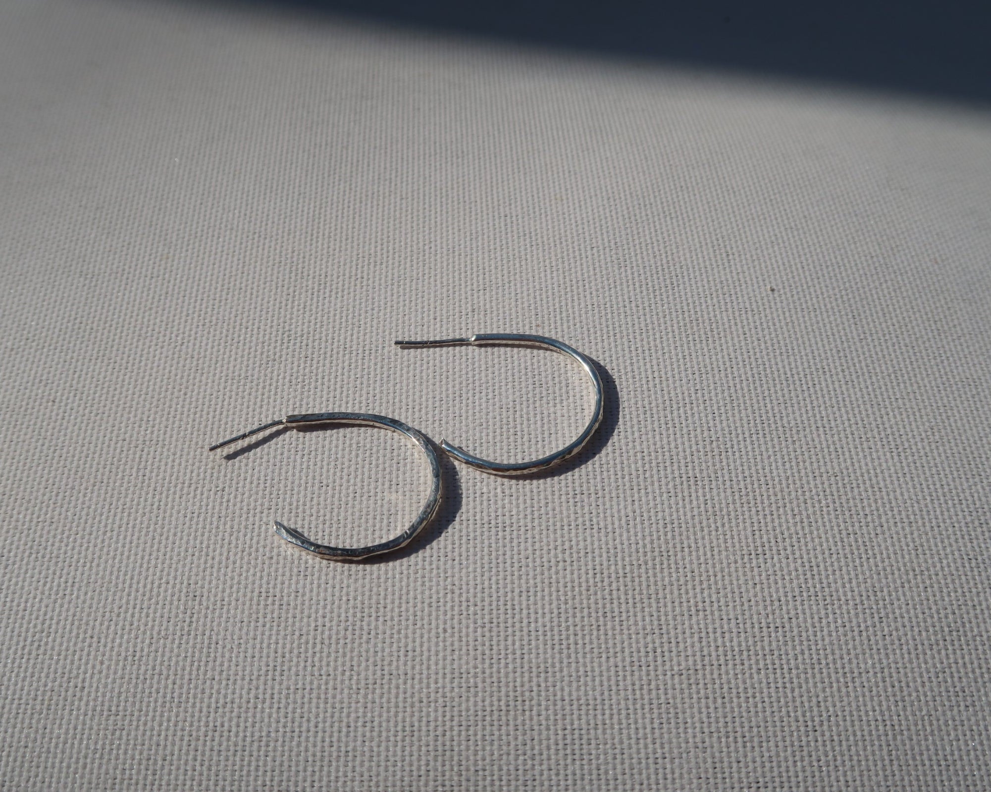 Classic hoop earrings